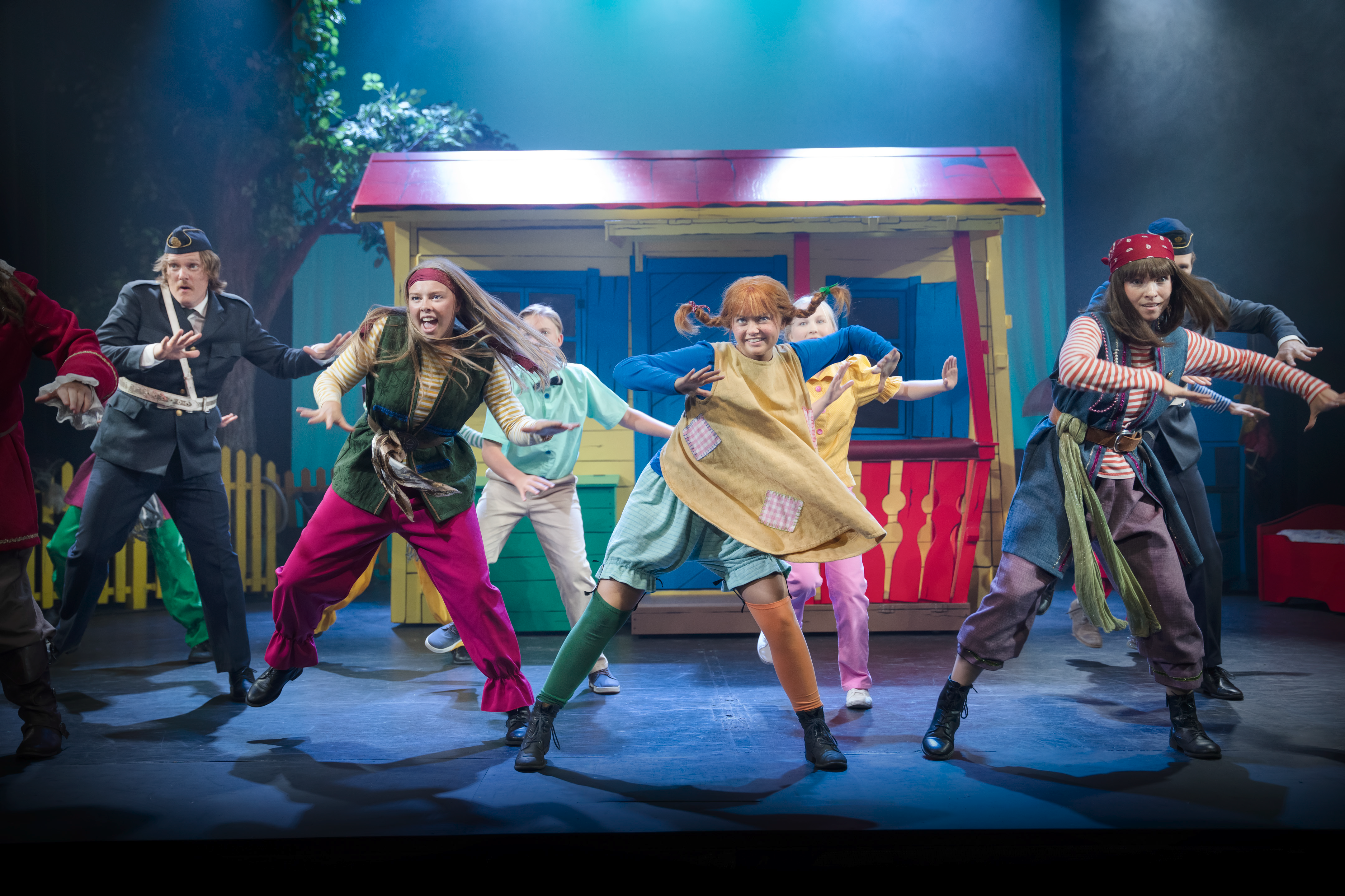 Pippi flyttar in i Villavillekulla